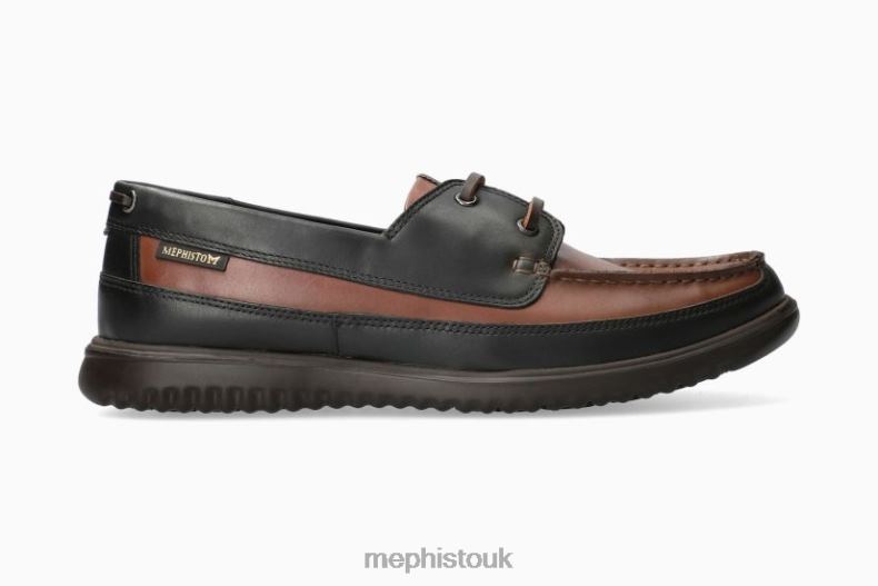 Men F0ND2550 TREVIS CHESTNUT Mephisto Boat Shoes