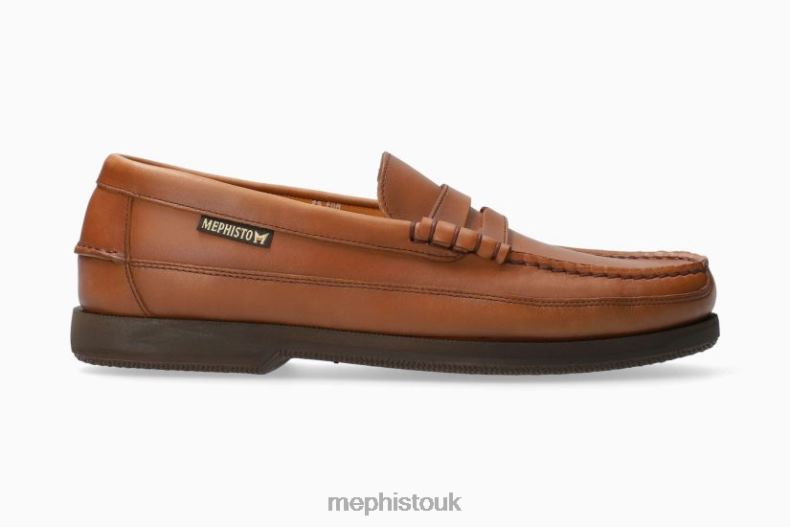 Men F0ND2552 CAP VERT HAZELNUT Mephisto Boat Shoes