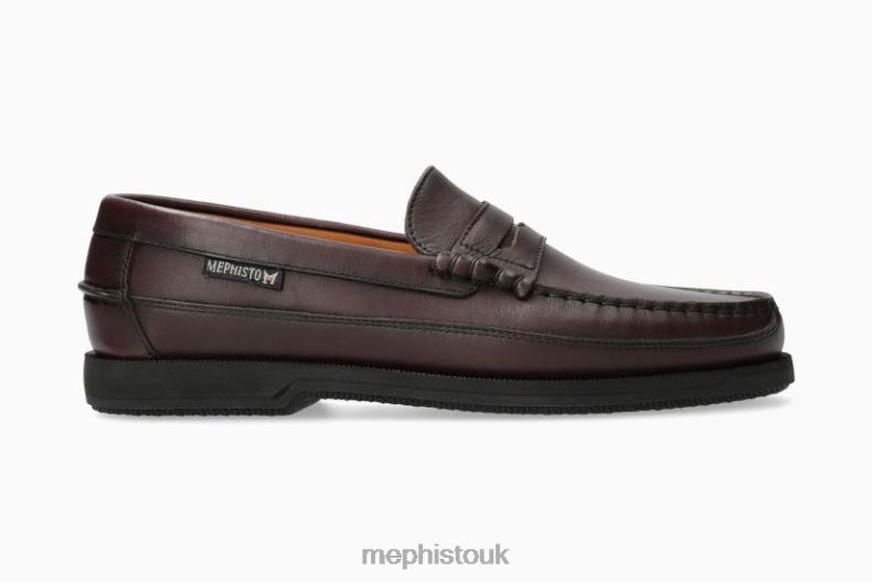 Men F0ND2553 CAP VERT WINE Mephisto Boat Shoes