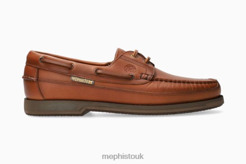 Men F0ND2554 HURRIKAN HAZELNUT Mephisto Boat Shoes