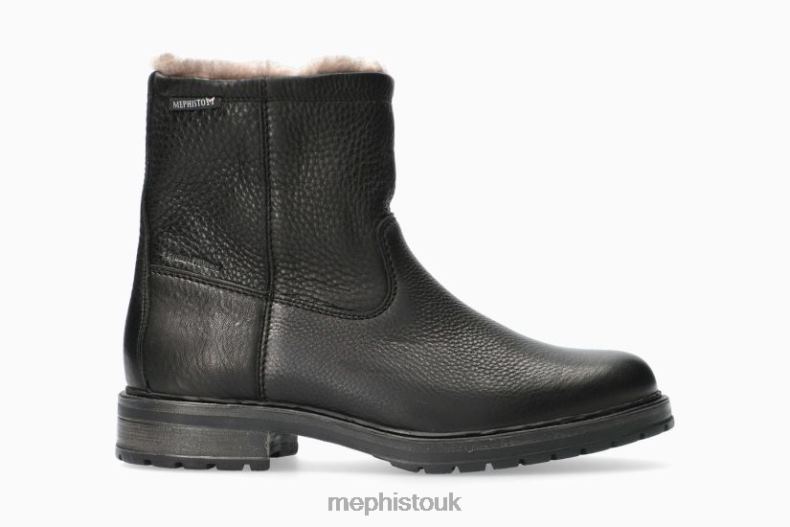 Men F0ND2652 LEONARDO BLACK Mephisto Boots