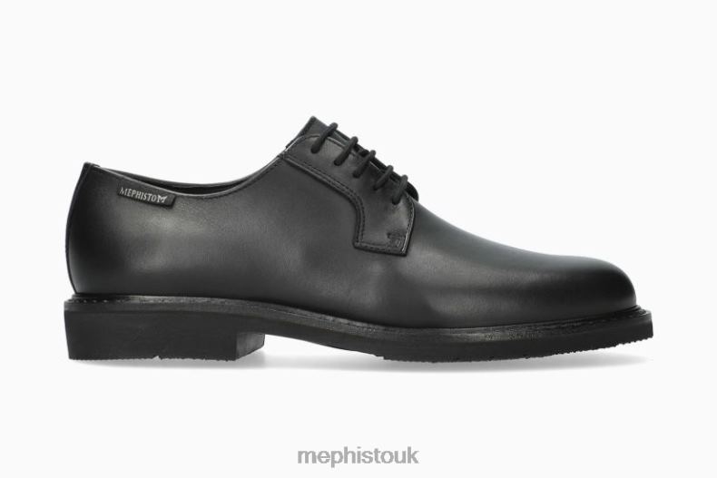Men F0ND2588 MANKO BLACK Mephisto Dress Shoes