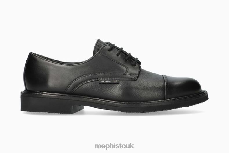 Men F0ND2594 MELCHIOR BLACK Mephisto Dress Shoes