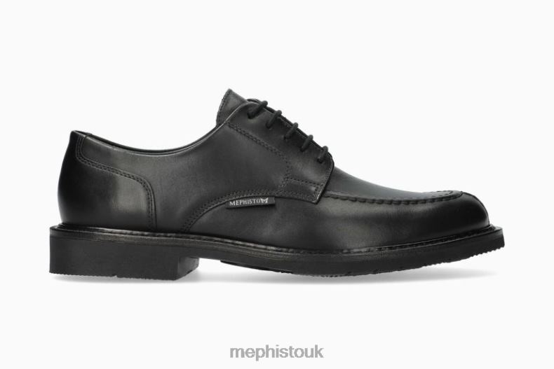 Men F0ND2596 PHOEBUS BLACK Mephisto Dress Shoes