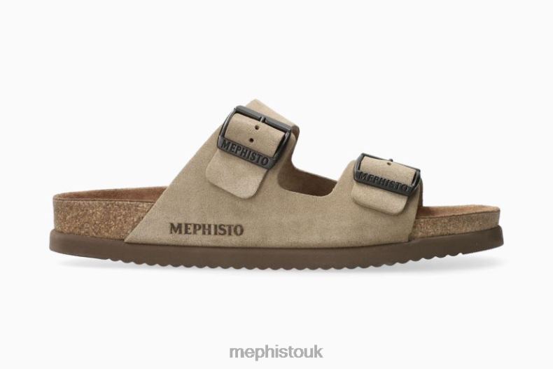 Men F0ND2479 NERIO WARM GREY Mephisto Sandals