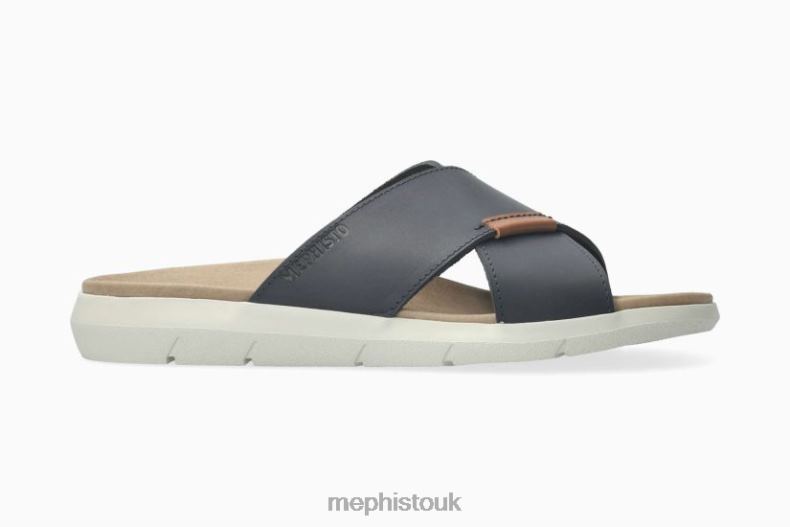 Men F0ND2488 CONRAD NAVY Mephisto Sandals