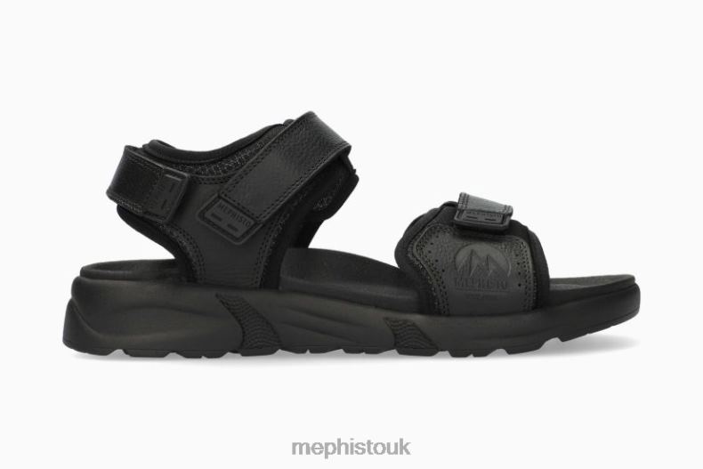 Men F0ND2566 TITO BLACK Mephisto Sandals