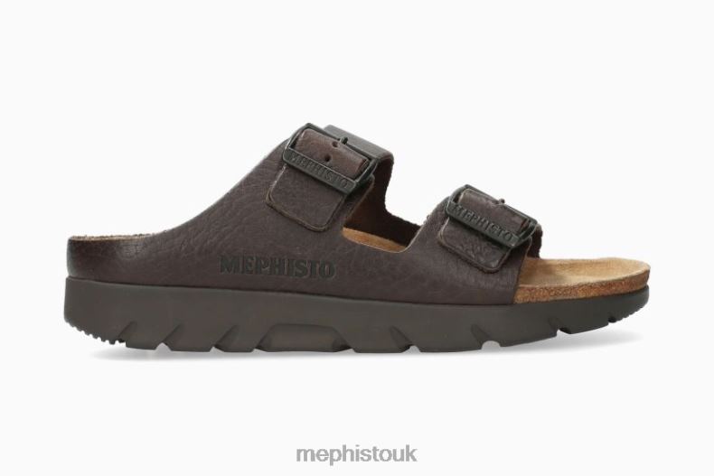 Men F0ND2571 ZONDER DARK BROWN Mephisto Sandals