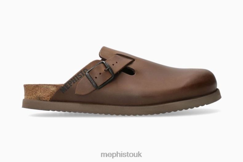 Men F0ND2577 NATHAN DARK BROWN Mephisto Sandals
