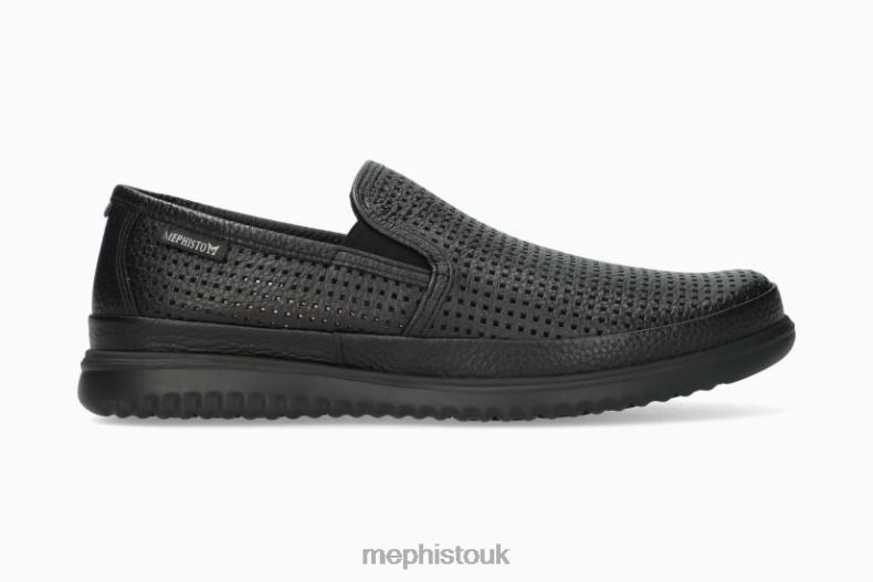Men F0ND2470 TIAGO BLACK Mephisto Slip on