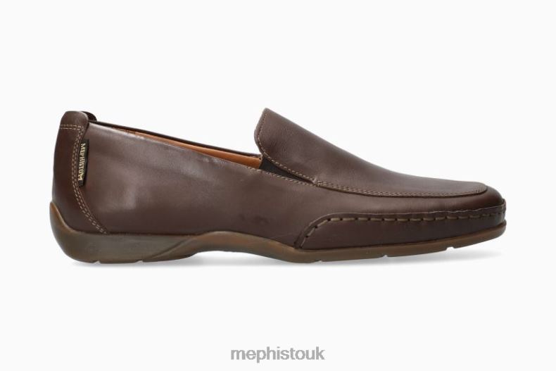 Men F0ND2538 EDLEF DARK BROWN Mephisto Slip on