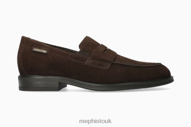 Men F0ND2541 KURTIS DARK BROWN Mephisto Slip on