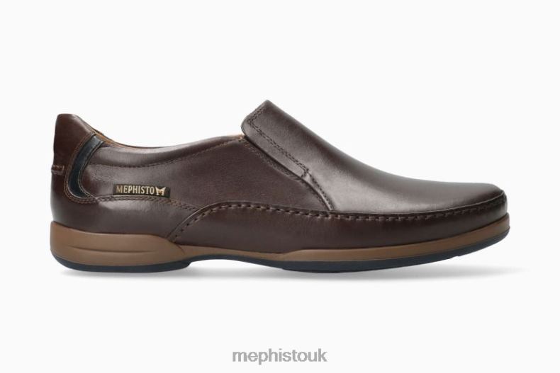 Men F0ND2546 ROBY BROWN Mephisto Slip on