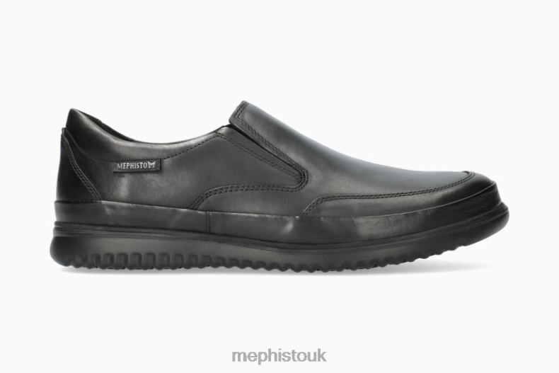 Men F0ND2633 TWAIN BLACK Mephisto Slip on