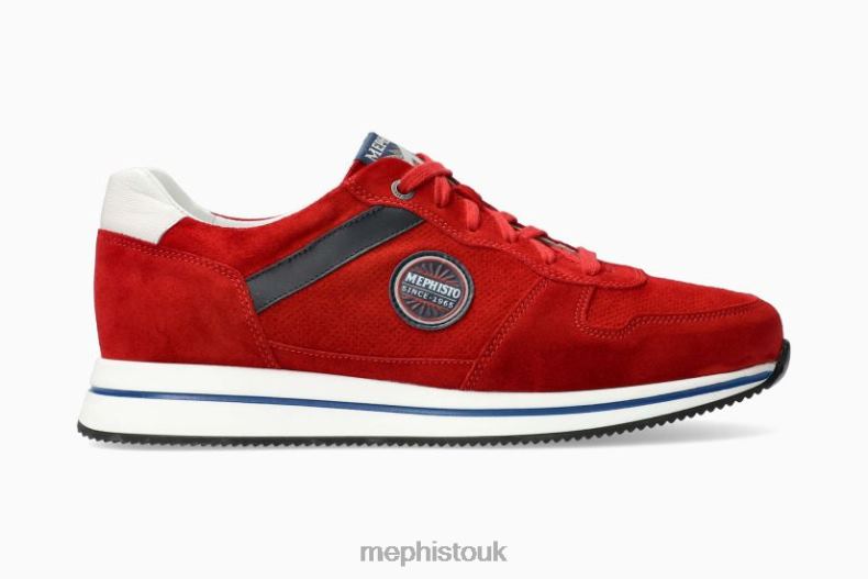 Men F0ND2492 GARRY OXBLOOD Mephisto Sneakers
