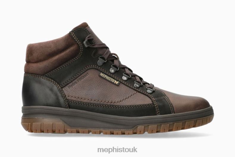 Men F0ND2609 PITT DARK BROWN Mephisto Sneakers