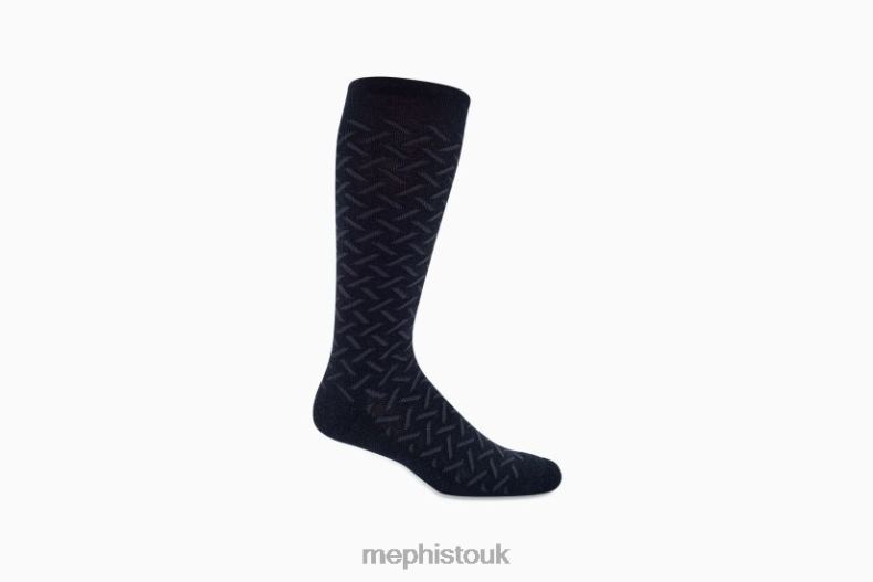 Women F0ND2422 HERRINGBONE SOCK BLACK Mephisto Socks