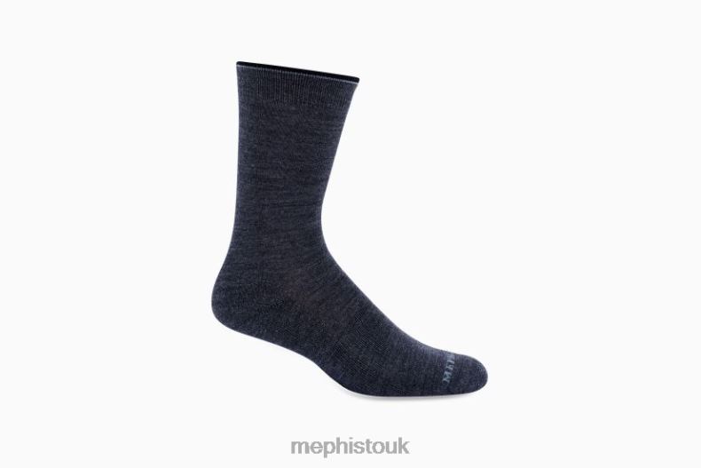 Women F0ND2433 BEVERLY SOCK CHARCOAL Mephisto Socks