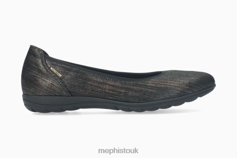 Women F0ND2312 EMILIE BLACK Mephisto Flats