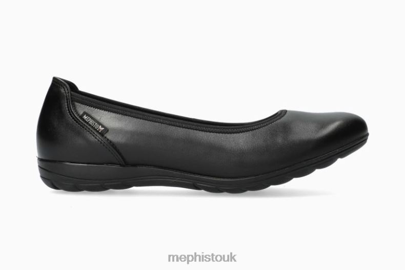 Women F0ND2313 EMILIE BLACK Mephisto Flats
