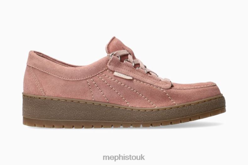 Women F0ND2341 LADY OLD PINK Mephisto Flats