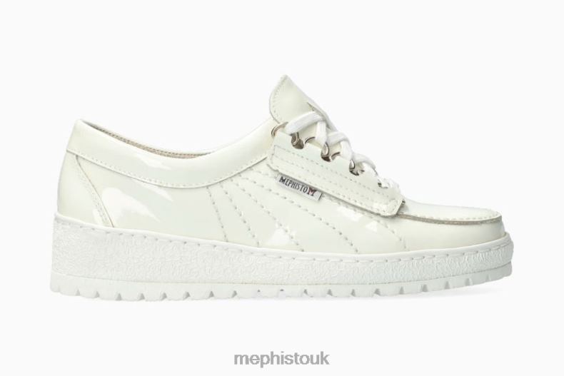 Women F0ND2342 LADY WHITE Mephisto Flats