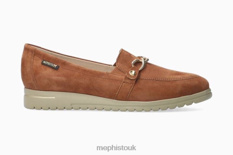 Women F0ND243 JULIANA HAZELNUT Mephisto Flats