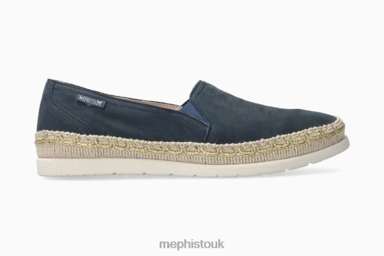 Women F0ND24 VALINA JEANS BLUE Mephisto Flats