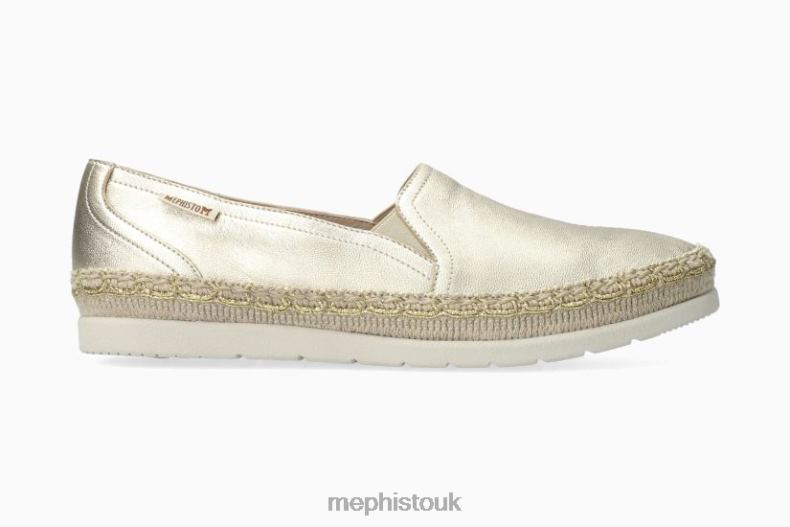 Women F0ND25 VALINA GOLD Mephisto Flats