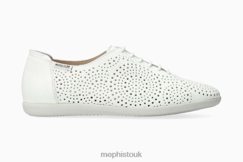 Women F0ND261 KATIE SUN WHITE Mephisto Flats