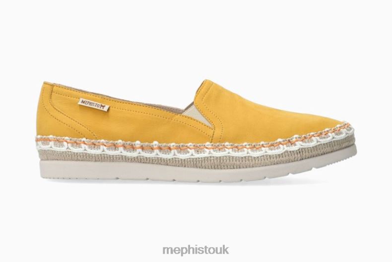 Women F0ND288 VALINA OCHRE Mephisto Flats