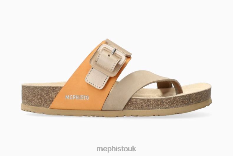Women F0ND2116 MADELINE LIGHT TAUPE Mephisto Sandals
