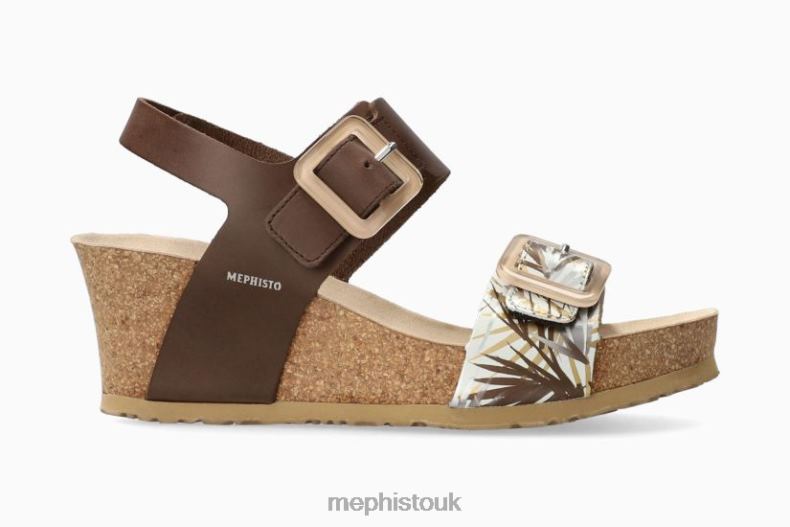 Women F0ND2124 LISSIA DARK BROWN Mephisto Sandals