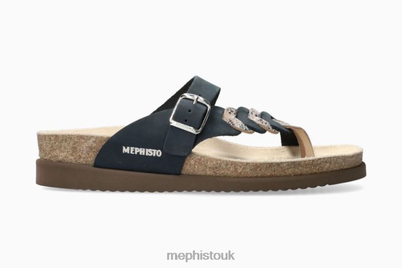 Women F0ND2129 HELEONORE NAVY Mephisto Sandals
