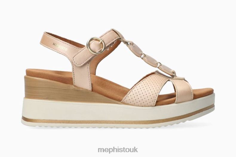 Women F0ND213 SELINE PALE BLUSH Mephisto Sandals