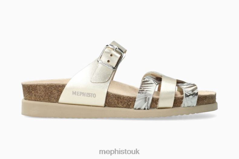 Women F0ND2146 HELMA GOLD Mephisto Sandals