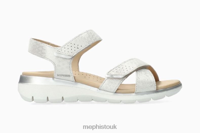 Women F0ND2163 KRISTINA SILVER Mephisto Sandals