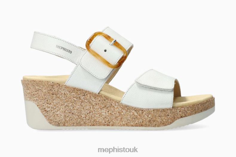 Women F0ND2164 GIULIA WHITE Mephisto Sandals