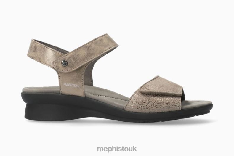 Women F0ND2167 PATTIE DARK TAUPE Mephisto Sandals