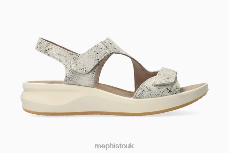 Women F0ND2175 TIARA PLATINUM Mephisto Sandals