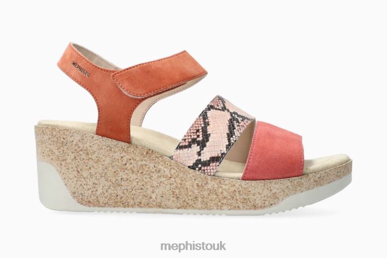 Women F0ND2183 GIANNA CORAL Mephisto Sandals