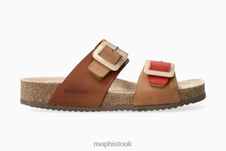 Women F0ND2194 MADISON CAMEL Mephisto Sandals