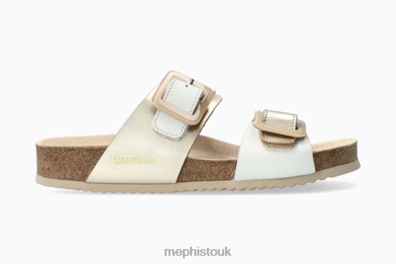 Women F0ND2195 MADISON WHITE Mephisto Sandals