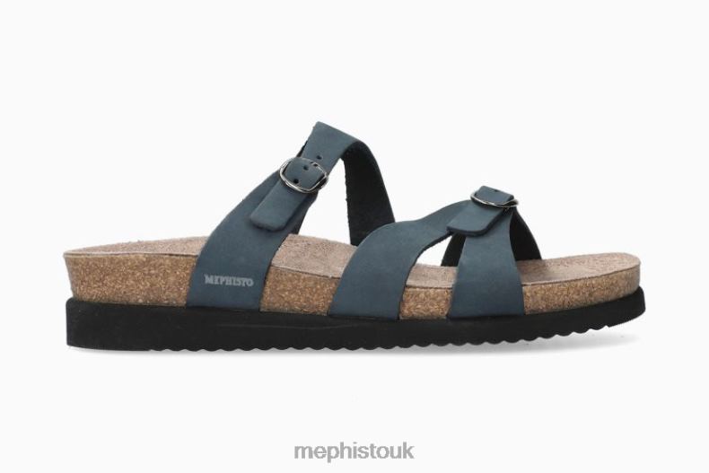 Women F0ND2205 HANNEL NAVY Mephisto Sandals