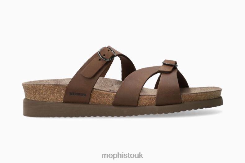 Women F0ND2207 HANNEL DARK BROWN Mephisto Sandals