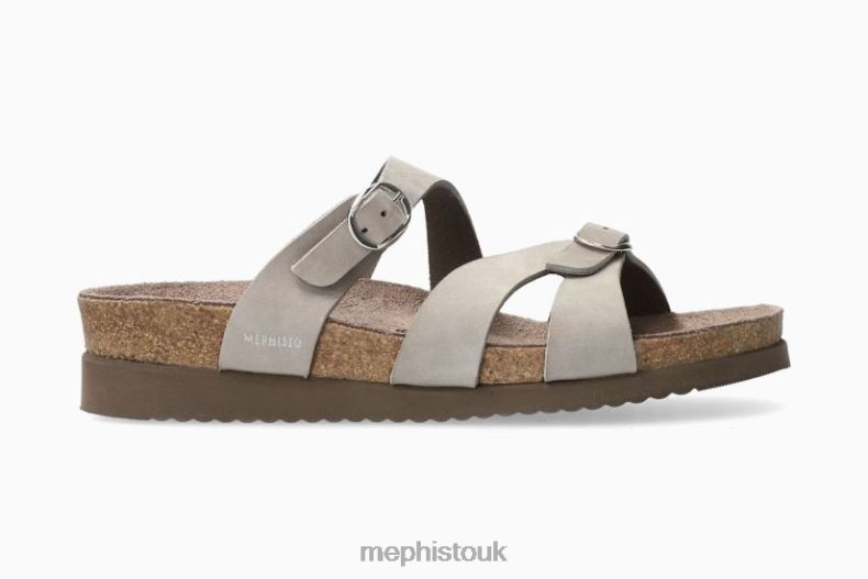Women F0ND2208 HANNEL LIGHT GREY Mephisto Sandals