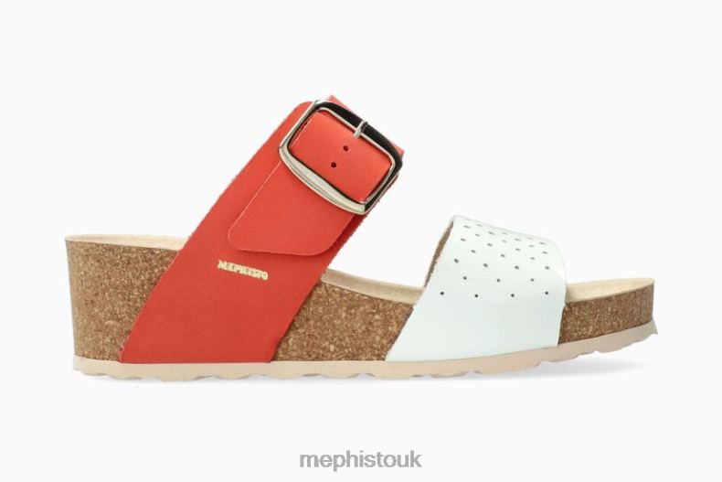 Women F0ND2229 VALENCIA WHITE Mephisto Sandals