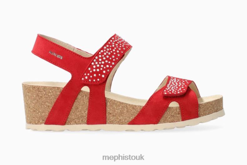 Women F0ND2230 VIC SPARK SCARLET Mephisto Sandals