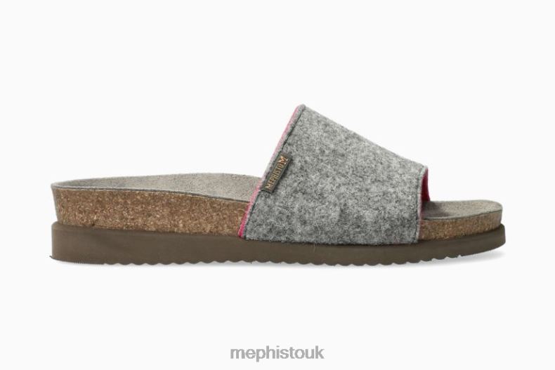 Women F0ND2235 HANIK W. GREY Mephisto Sandals