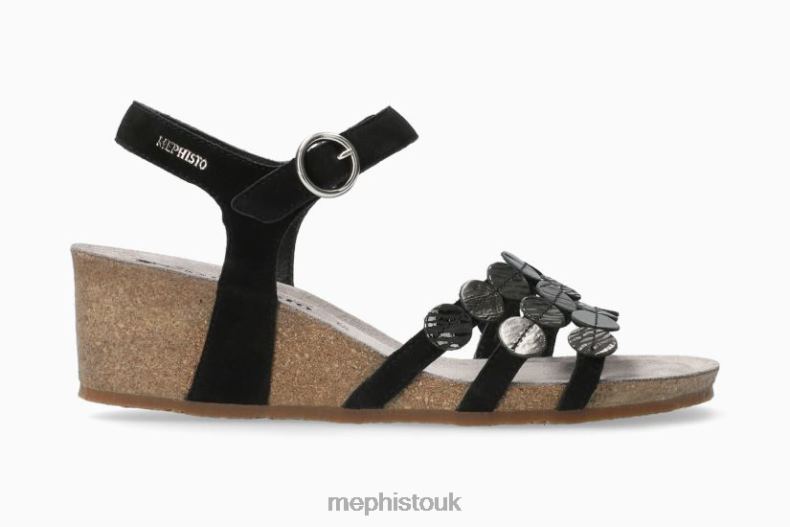 Women F0ND2241 MATILDE BLACK Mephisto Sandals